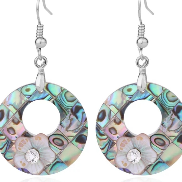Abalone earrings - Picture 4 of 5